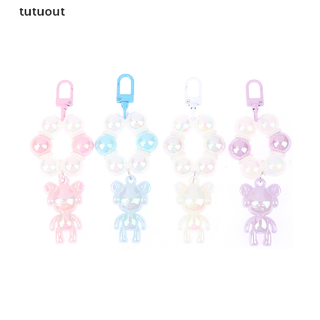 1 Móc Khóa Hình Gấu Lấp Lánh Dễ Thương