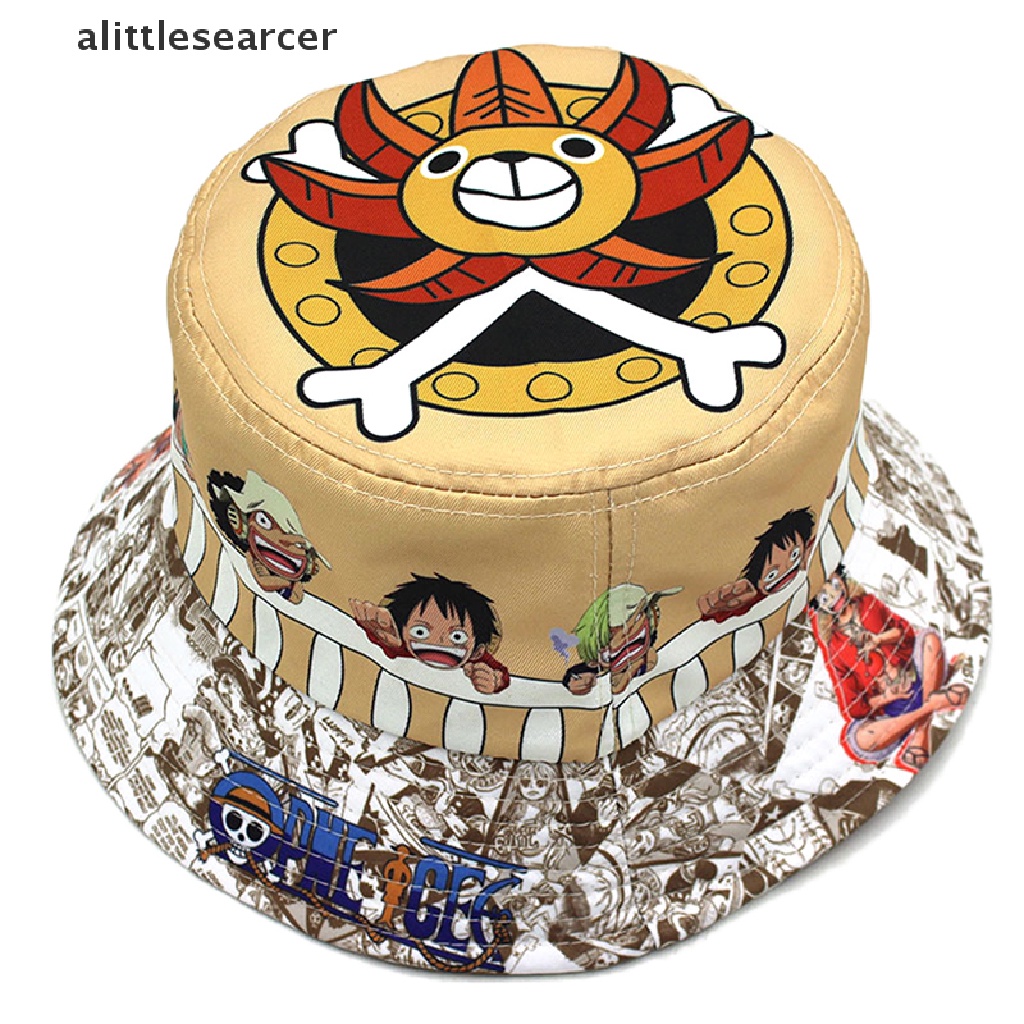 Nón Tai Bèo Chống Nắng In Họa Tiết Hoạt Hình One Piece Thời Trang Cho Nam Và Nữ