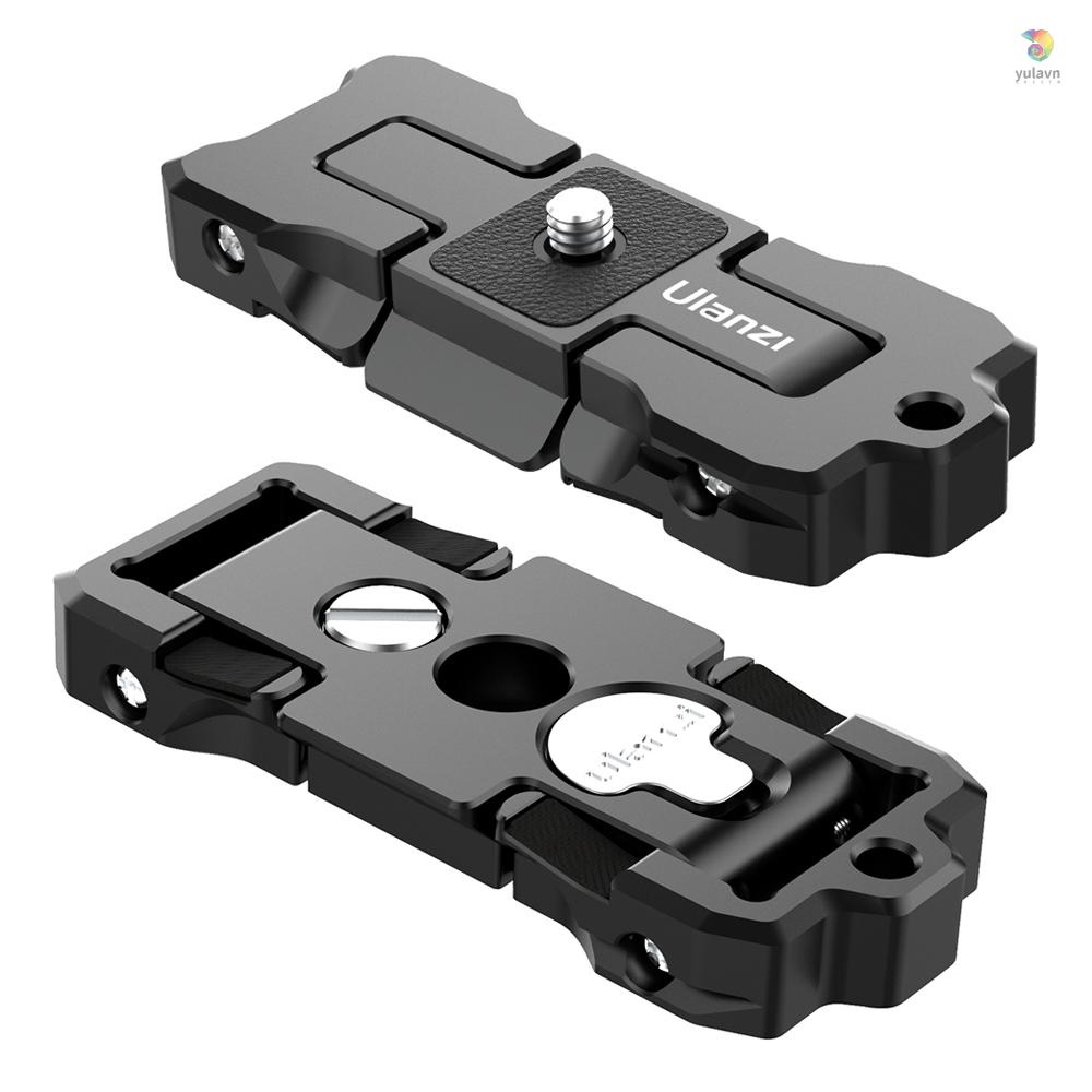 Ngàm Gắn Điện Thoại Ulanzi ST-15 Arca-Swiss 2 Trong 1 Bằng Hợp Kim Nhôm Có Vít 1 / 4 Inch Cho Máy Ảnh DSLR ILDC