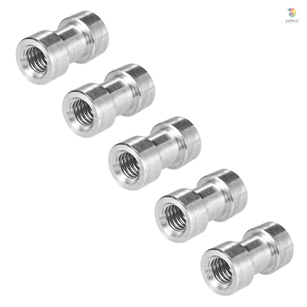 Set 5 Ốc Vít Nối 1 / 4 &quot;- 20 Và 3 / 8&quot; - 16 Female Cho Giá Đỡ Đèn Flash Máy Ảnh