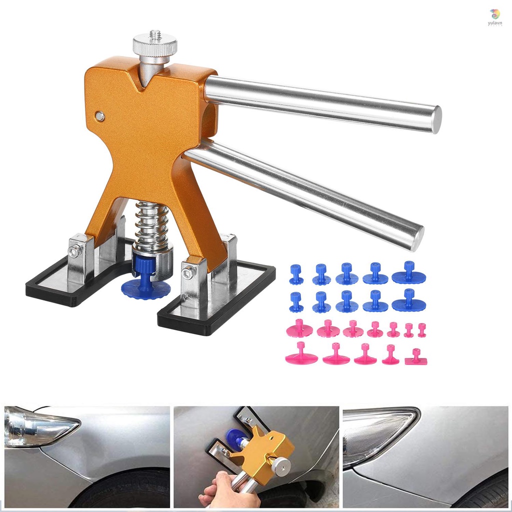 Bộ Dụng Cụ Phục Hồi Vết Lõm Xe Hơi Kèm 22 Đầu Tab Loại Bỏ Vết Lõm