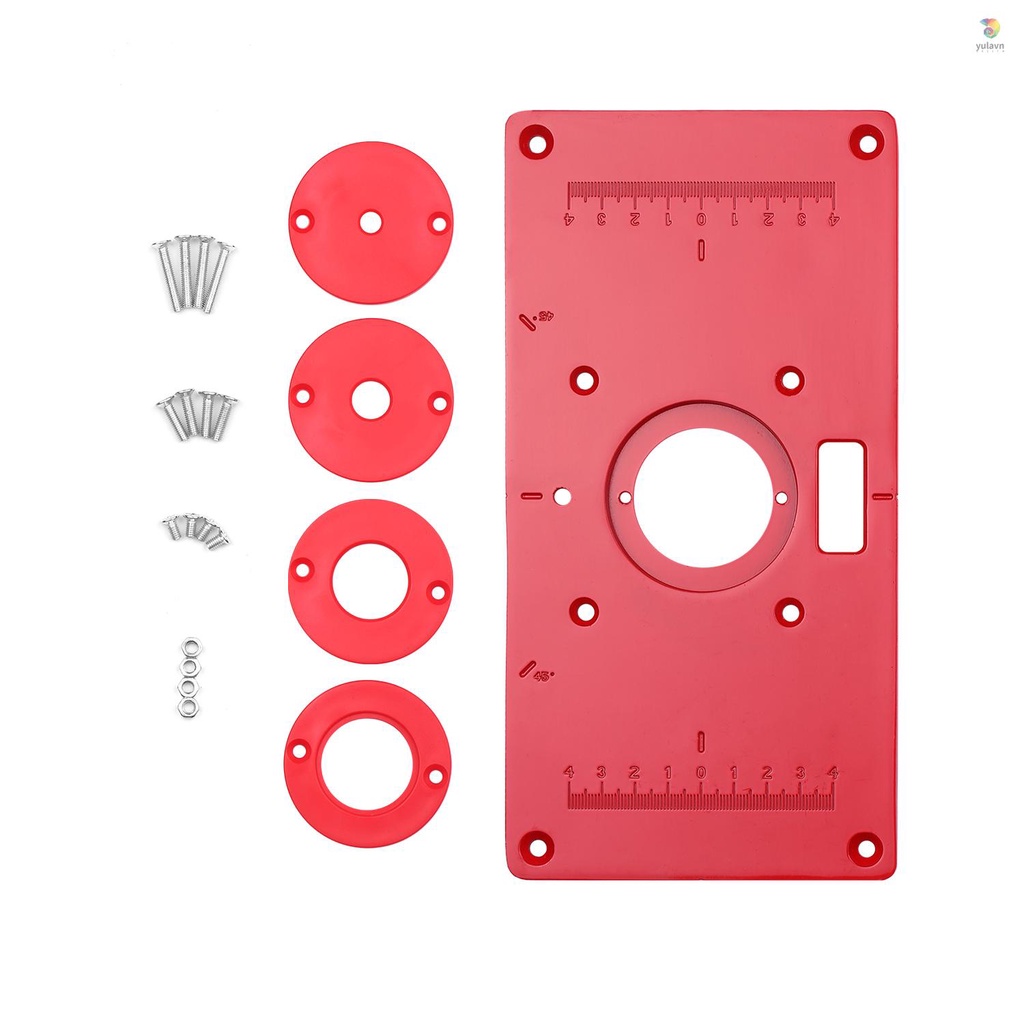 Bảng Định Tuyến Bằng Hợp Kim Nhôm Đa Năng 235x120x8mm Chuyên Dụng Làm Mộc