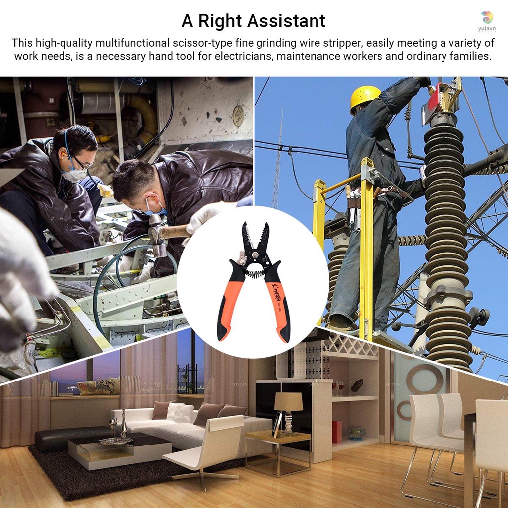 Kìm Cắt Dây Hai Lớp 6 Lỗ Đa Năng PARON AWG20-10 0.