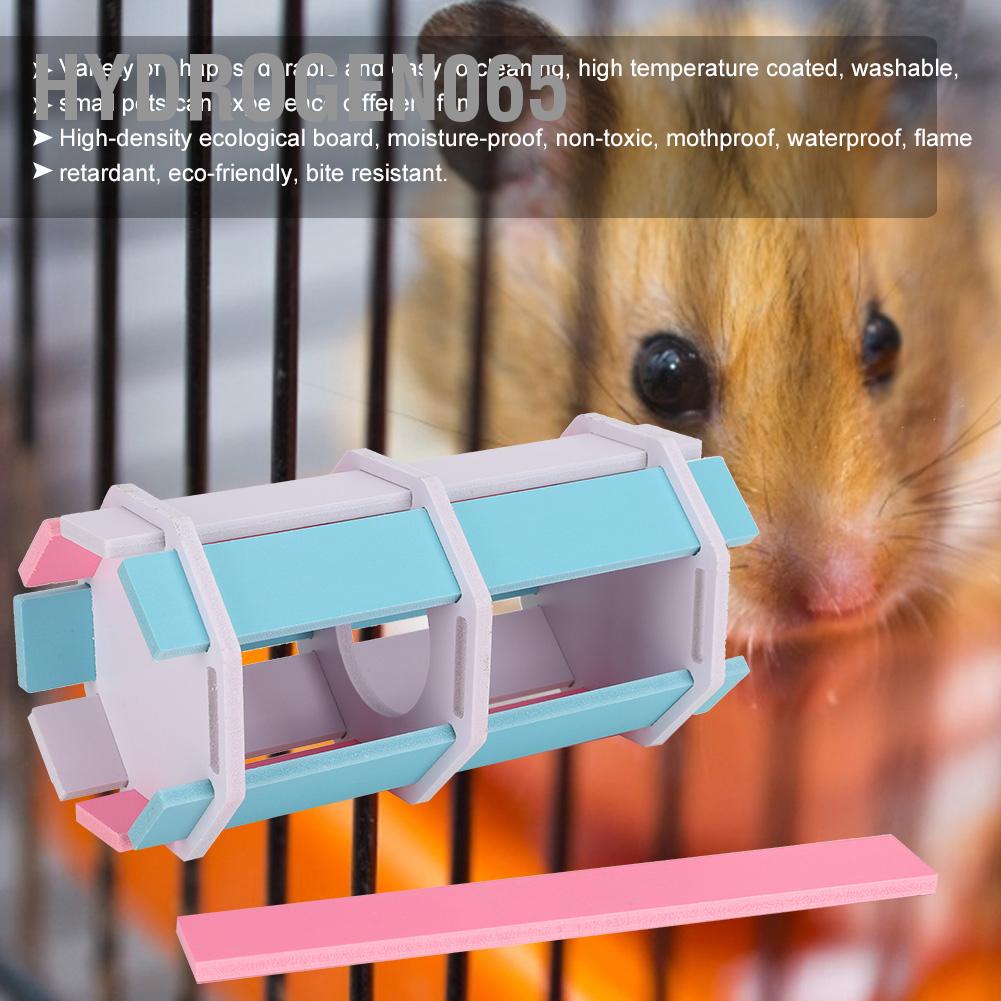 Hydrogen065 Thú Cưng Nhỏ Tự Làm Kênh Nhà Chơi Đồ Trang Trí Lồng Cung Cấp Cho Hamster Chuột Lang Chinchilla