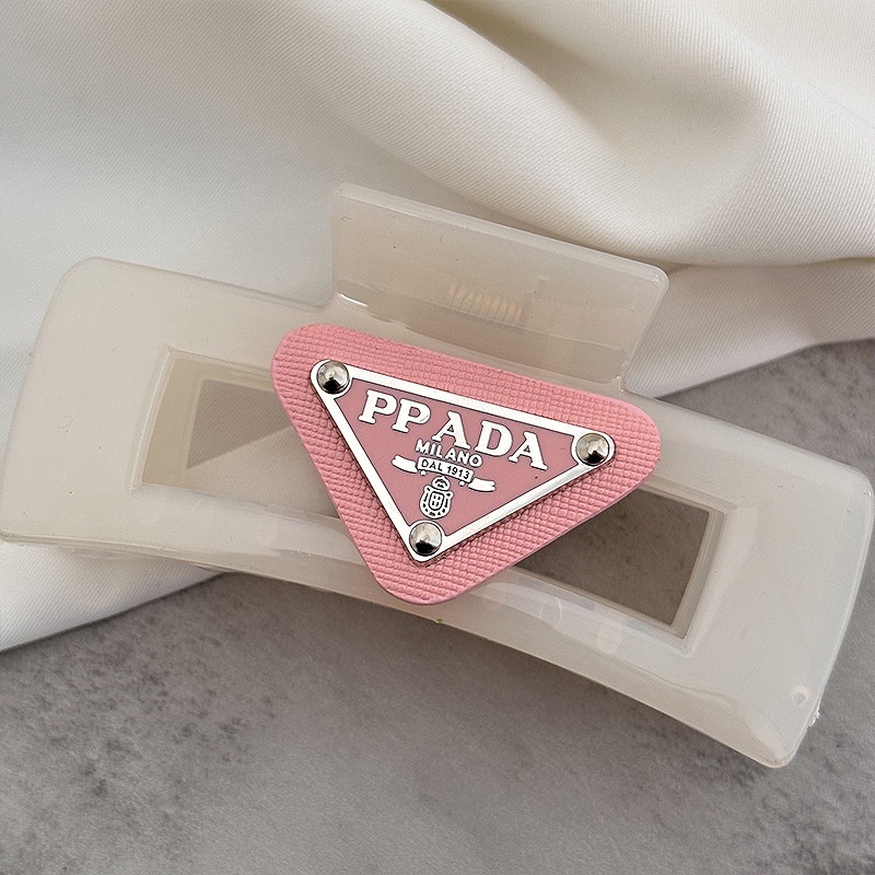 Kẹp Tóc Hình Tam Giác Màu Sắc Tương Phản Phong Cách Âu Mỹ Cổ Điển