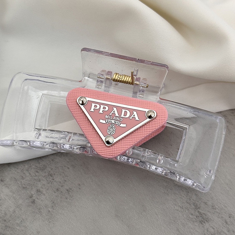 Kẹp Tóc Hình Tam Giác Màu Sắc Tương Phản Phong Cách Âu Mỹ Cổ Điển