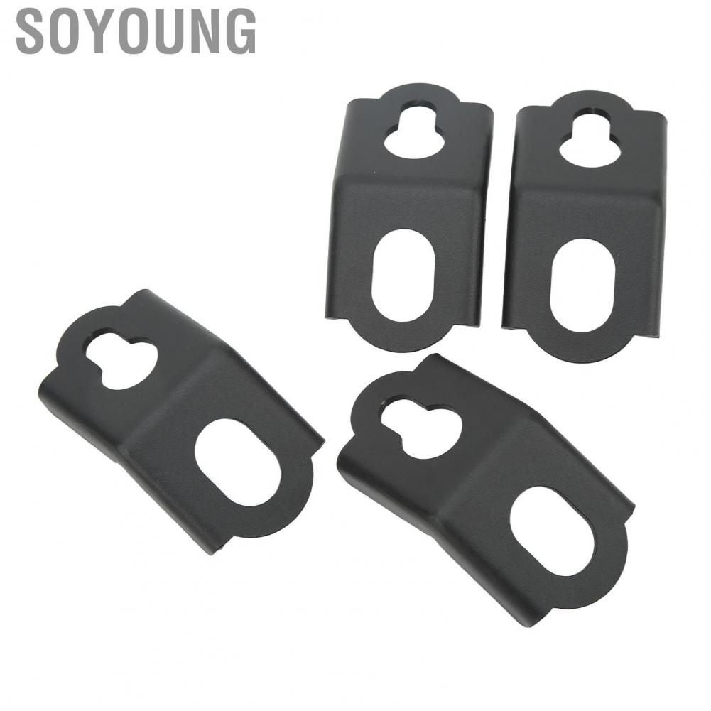 Soyoung Tie Down Brackets Hooks  Durable 4 Pcs Anchors Bracket Strong Bearing Capacity Heavy Duty for UTV