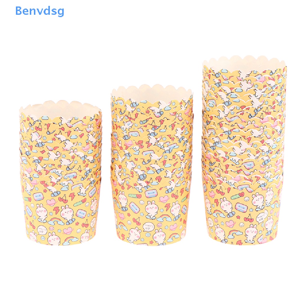 Set 50 Cốc Giấy Đựng Bánh Cupcake Muffin Tiện Dụng