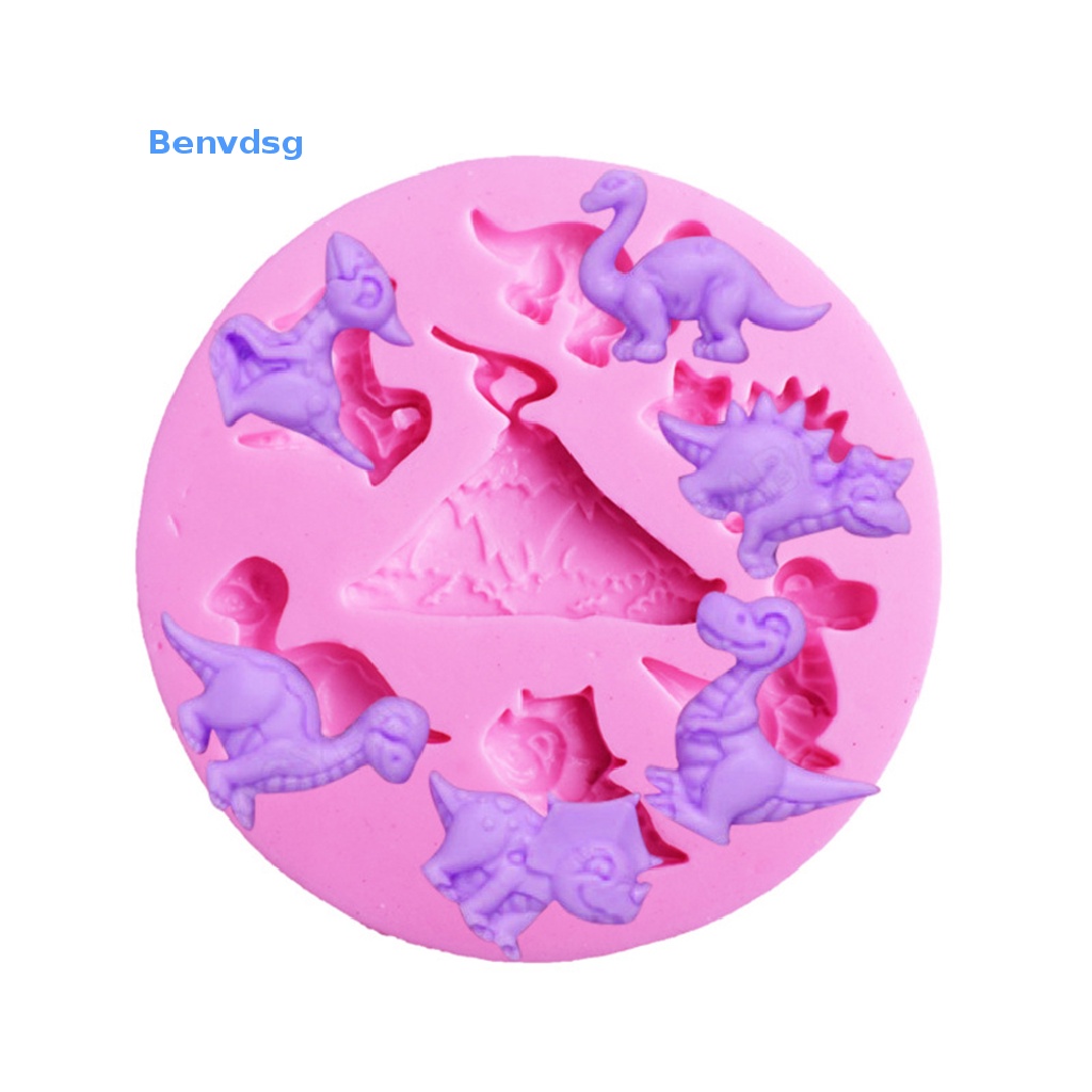 Khuôn silicone Tạo Hình Khủng Long Trang Trí Bánh Kem
