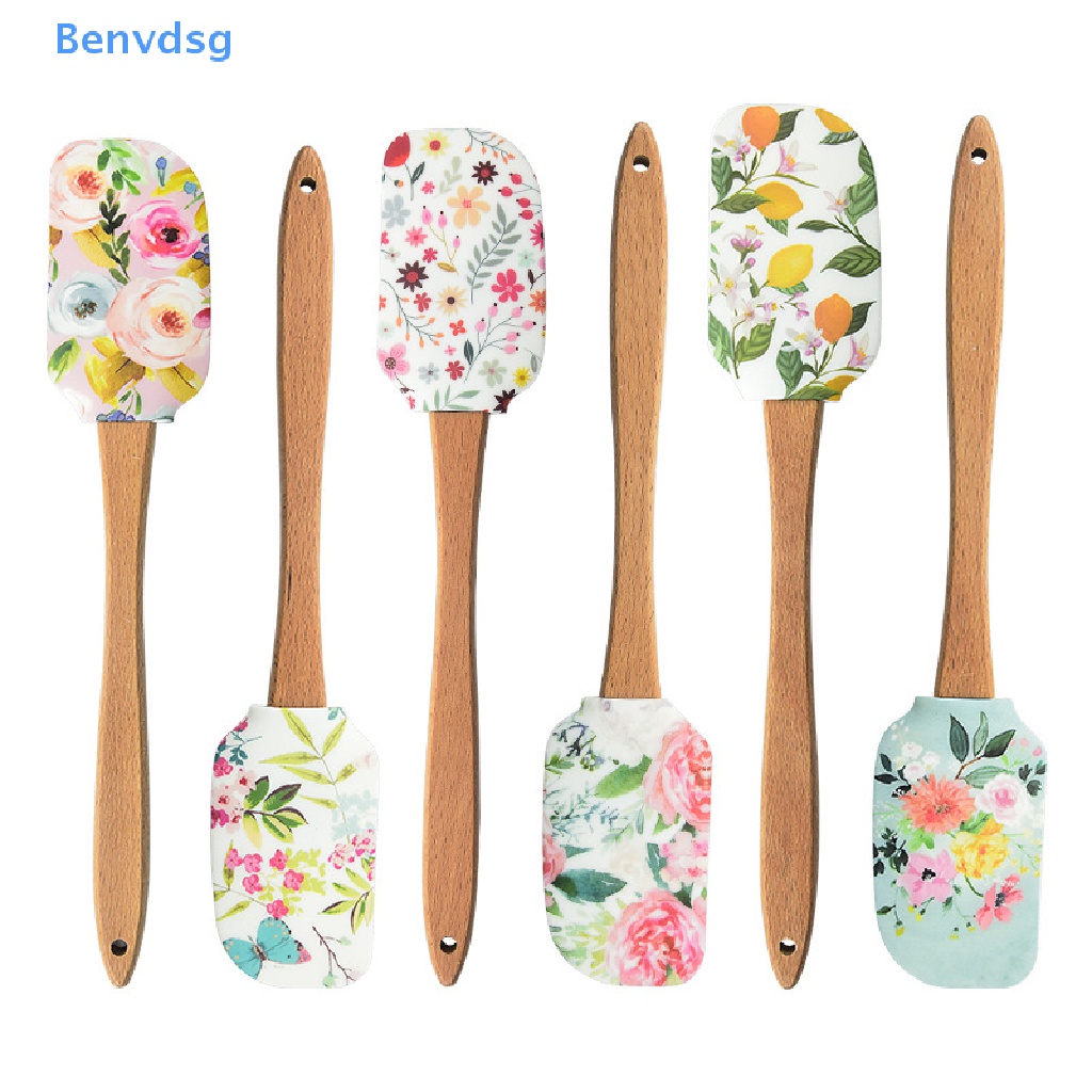 Dụng Cụ Làm Bánh Bằng Silicone Không Dính Có Tay Cầm Tiện Lợi