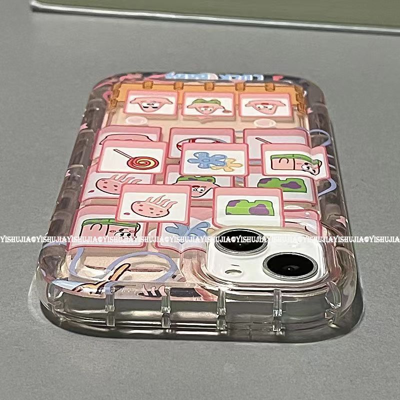 ✅Ốp Điện Thoại Túi Khí Mềm Họa Tiết Hoạt Hình Pie Daxing Dễ Thương Cho Iphone 14Pro 13 14 11