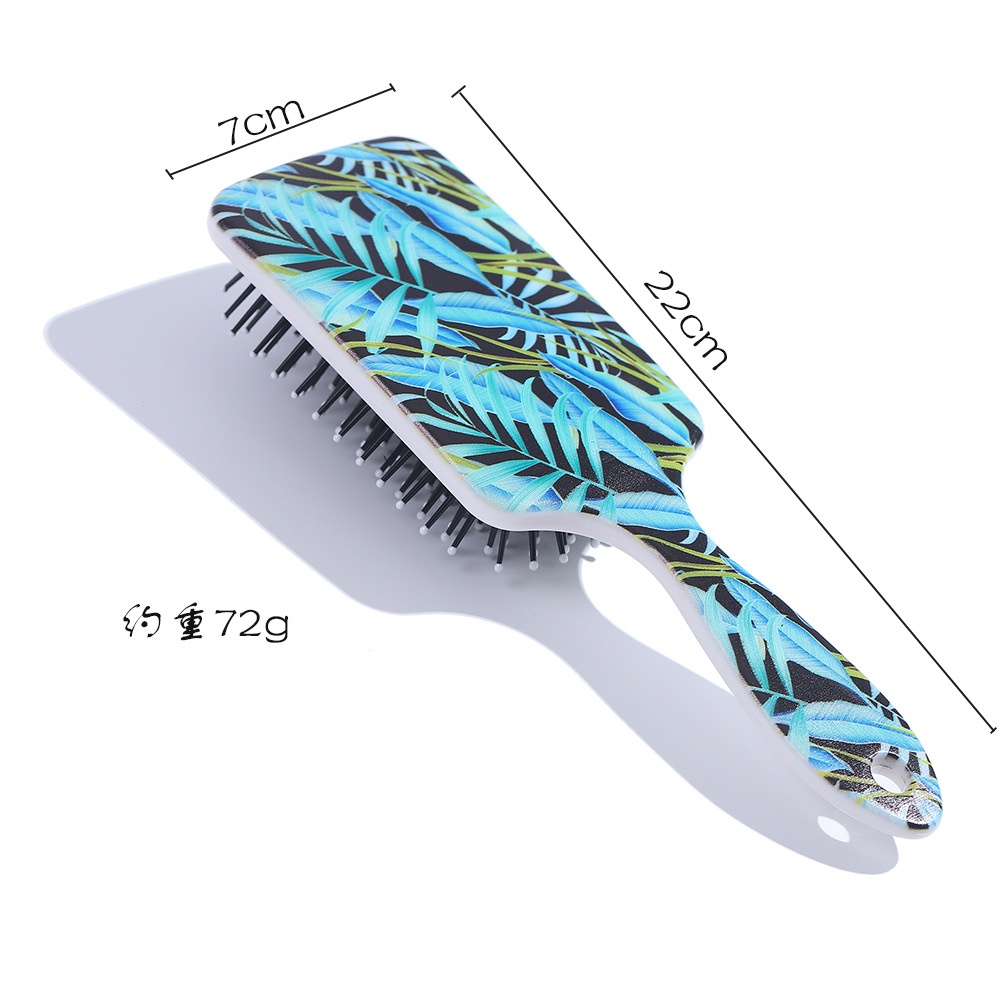 [Hàng Có Sẵn!!]Lược Chải Tóc Dạng Túi Khí Hình Vuông Họa Tiết Rằn Ri Mát Xa Da Đầu Mịn Màng Làm Quà Tặng Cho Trẻ Em