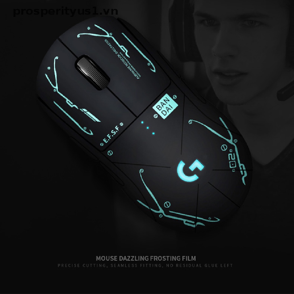 [prosperityus1] Miếng Dán Trang Trí Ván Trượt Chống Mài Mòn Chống Trượt Chống Mồ Hôi Thủ Công Cho Logitech G Pro GPW [VN]