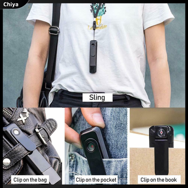 Máy Quay Mini Hd 1080p Nhỏ Gọn Bỏ Túi Tiện Dụng Cho Gia Đình / Văn Phòng