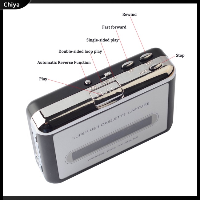 Máy Nghe Nhạc Chuyển Đổi Băng Cát Sét Sang Mp3