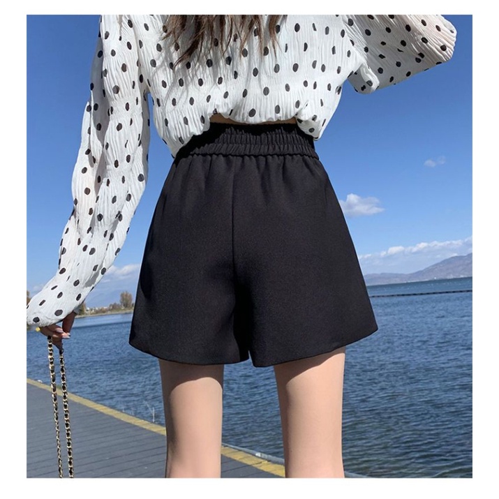 NZN Quần Short Lưng Cao Dáng Ôm Thời Trang Xuân Hè Mới Cho Nữ