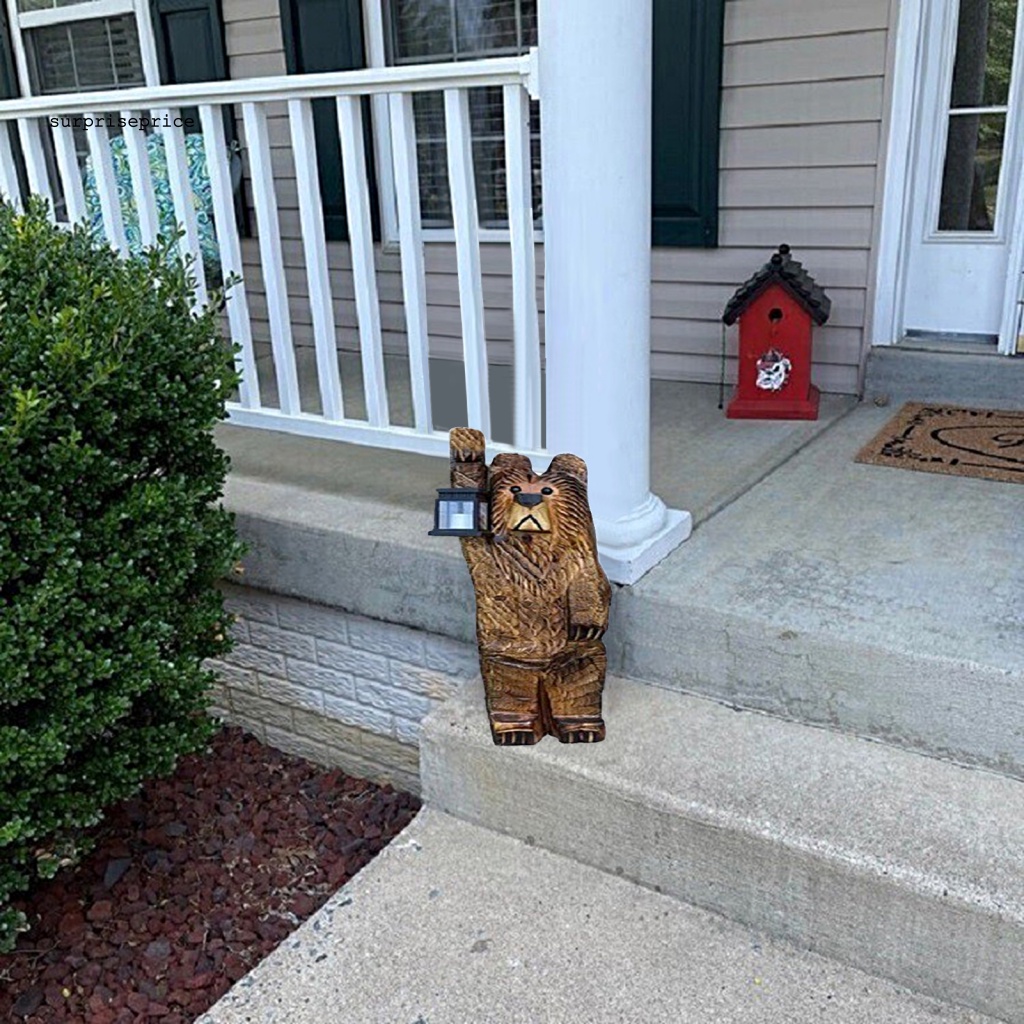 Mô Hình Gấu Bằng Resin Tổng Hợp Resin Tổng Hợp Chạm Khắc Thủ Công Tinh Tế Trang Trí Nhà Cửa / Sân Vườn