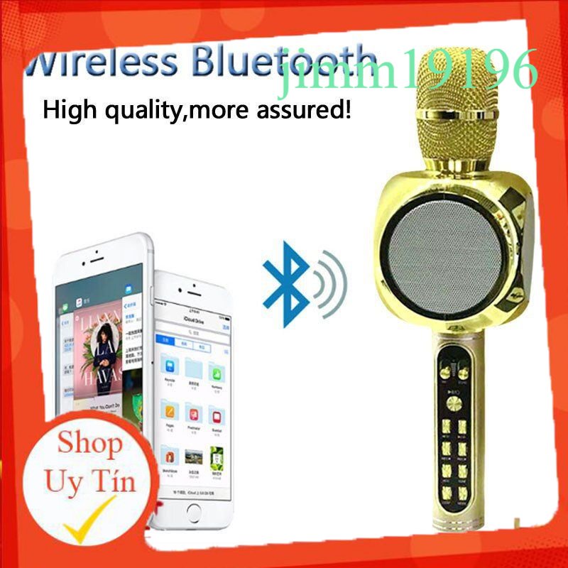 siêu bán rẻ Micro Karaoke Bluetooth thế hệ mới kiêm loa YS90 3 trong 1 hỗ trợ luyện giọng tại nhà