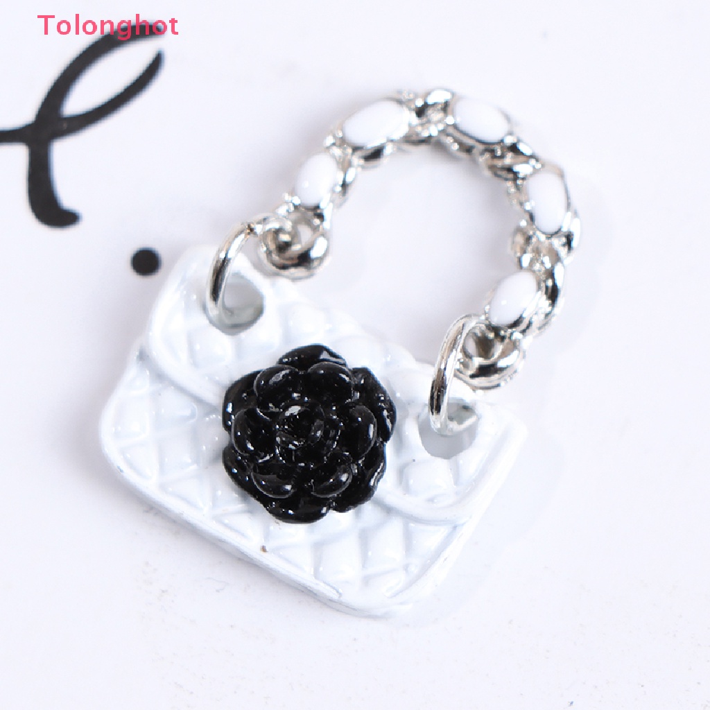 Set 2 Túi Xách Da Đeo Vai Thời Trang Cho Búp Bê 1: 6 1: 12