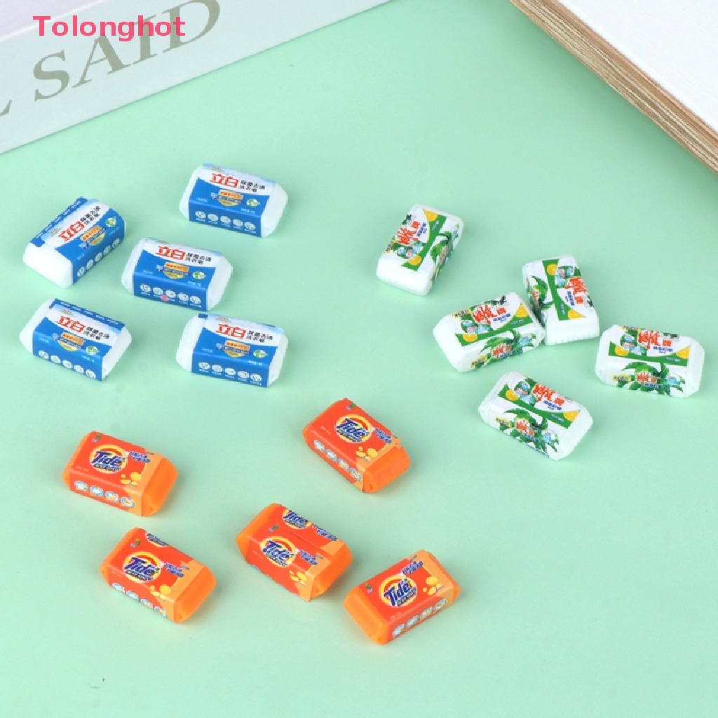 Set 5 Xà Phòng Mini Tỉ Lệ 1: 6 Trang Trí Nhà Búp Bê