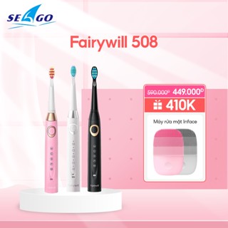 [Mã BMINC50] Bàn chải điện 5 chế độ |Chế độ rung âm hơn 40000 lần mỗi phút Seago Fairywill 508 - Hàng chính hãng