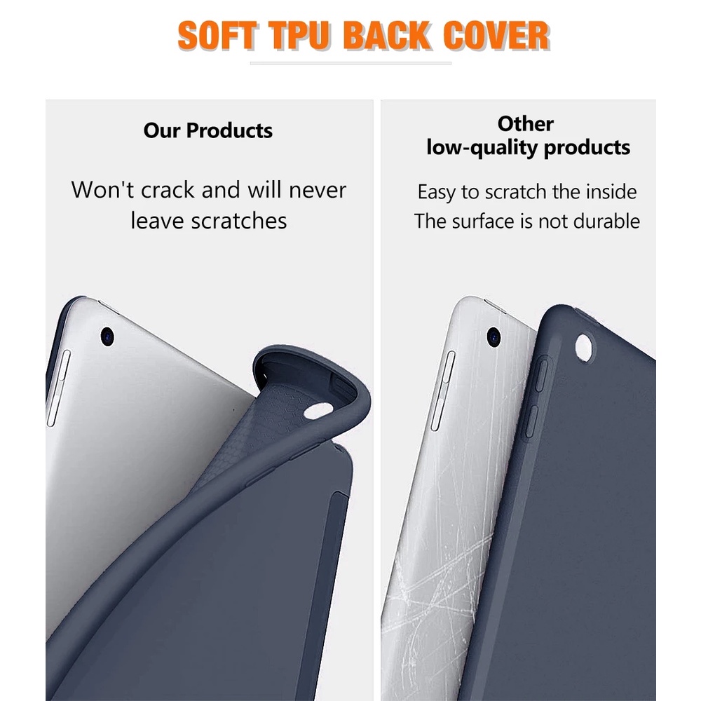 Ốp Máy Tính Bảng TPU Silicon Mềm Có Giá Đỡ Bảo Vệ Cho Xiaomi Mi Pad 6 / 6 Pro / MiPad 5 Tablet Xiaomi Pad 6