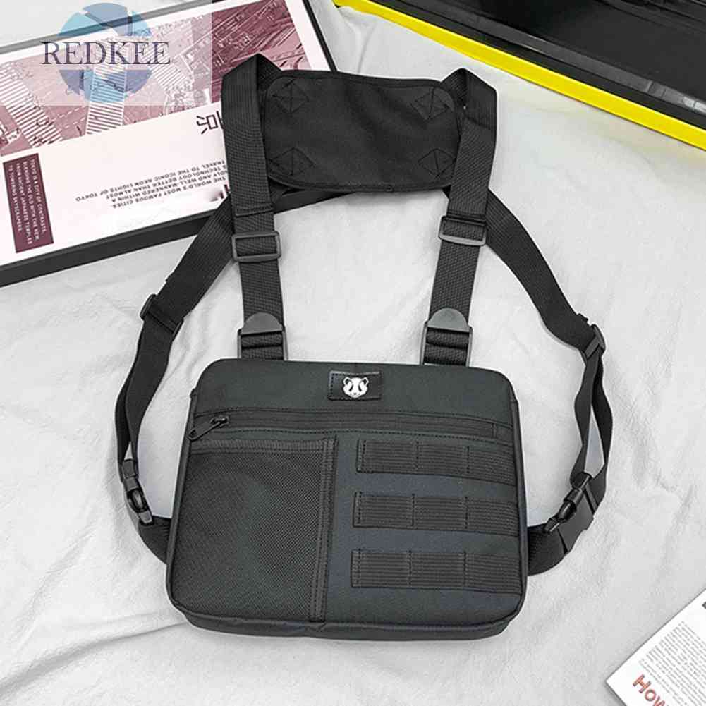 Túi Đeo Chéo Ngực Bằng Vải Oxford Tùy Chỉnh Nhỏ Gọn Tiện Dụng Cho Nam Leo Núi