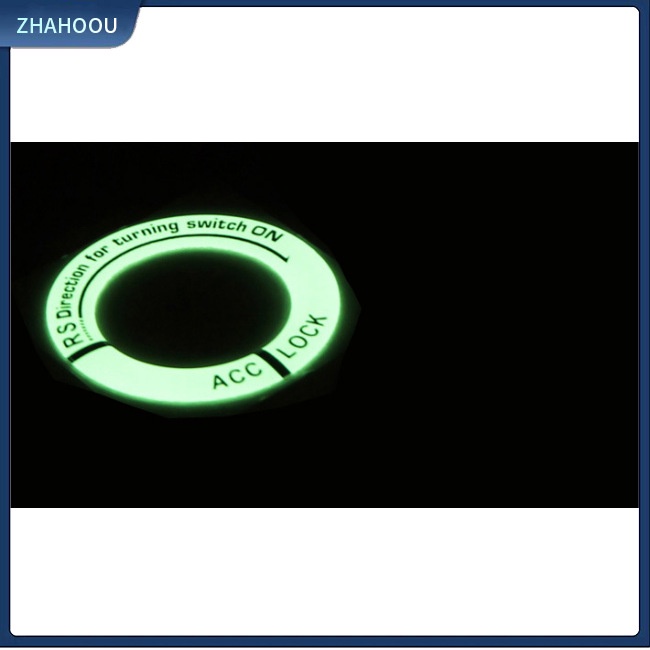 ☃Phụ Kiện Trang Trí Nhà Cửa Độc Đáo Sáng Tạo☃ Ốp Vòng Dạ Quang Trang Trí Nút Khởi Động Xe Hơi