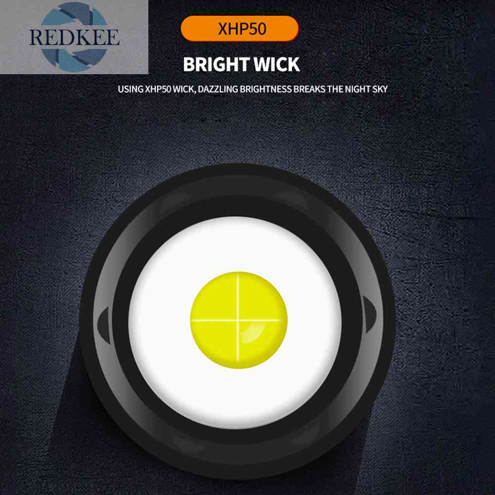 Đèn Pin XHP50 LED 600 Lumens Chất Liệu Hợp Kim Nhôm