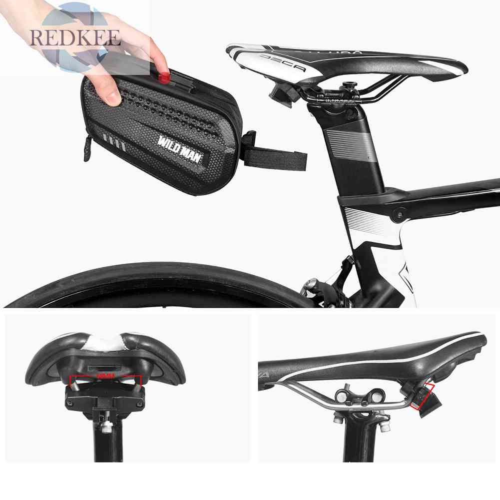 Túi Cứng Phản Quang Gắn Yên Sau Xe Đạp Tiện Dụng