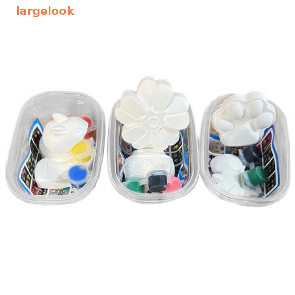 Móc Khóa Búp Bê Thạch Cao Vẽ Tay DIY Sáng Tạo Cho Bé