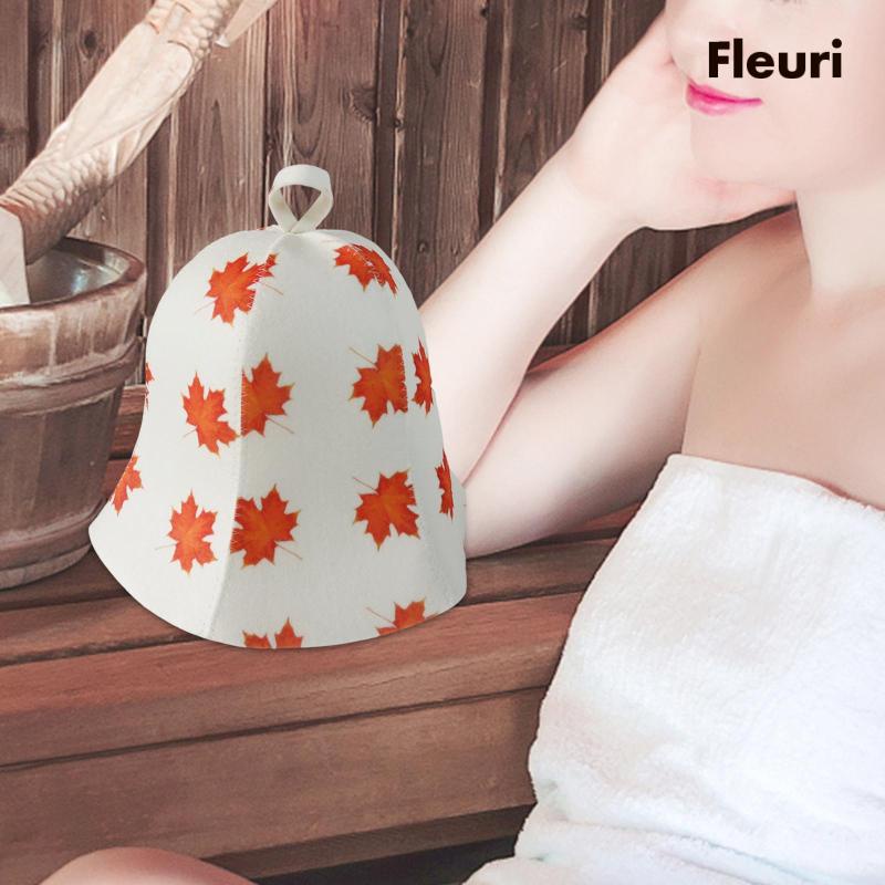 Mũ Xông Hơi Bằng Vải Nỉ Dùng Trong Phòng Tắm / SPA Dành Cho Nam Giới