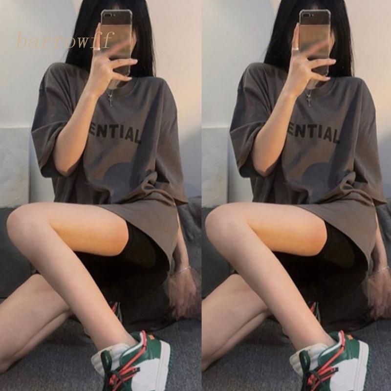 Áo Thun Nữ Oversize Tay Ngắn In Chữ Cá Tính