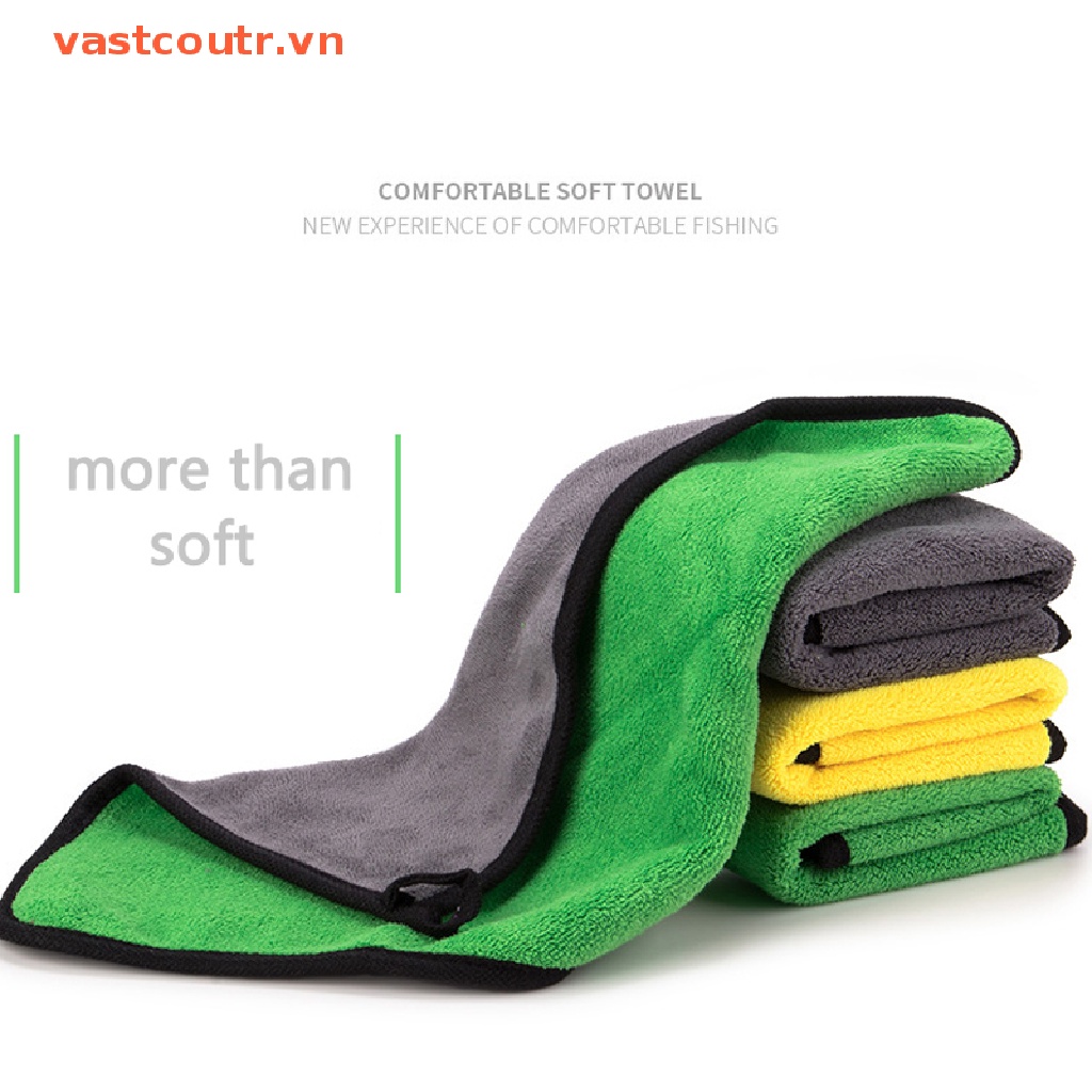 Khăn Cotton Dày Hai Màu Dùng Lau Cá Chuyên Nghiệp