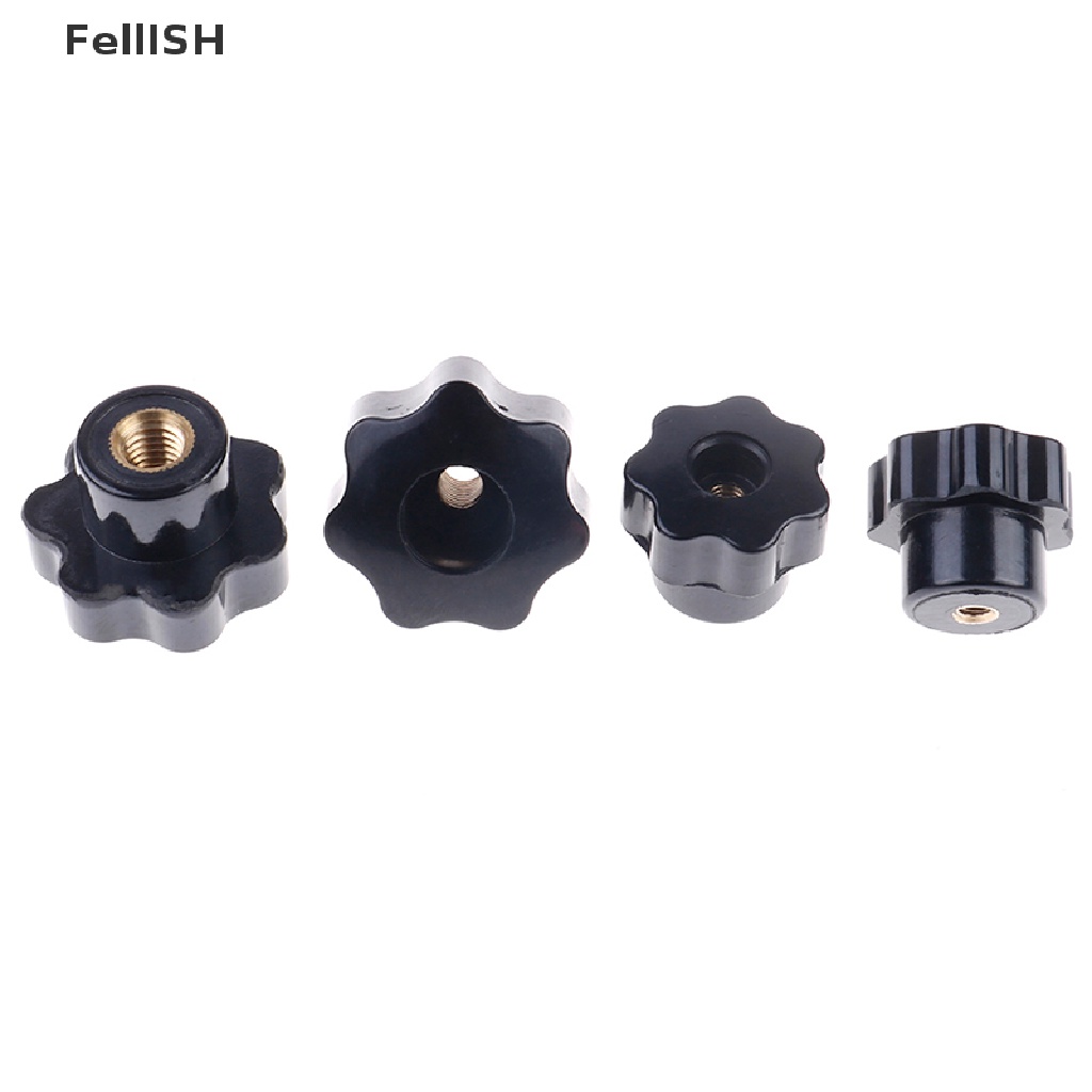 Núm Vặn Bằng Nhựa M4 / M5 / M6 / M8 Hình Ngôi Sao 439br