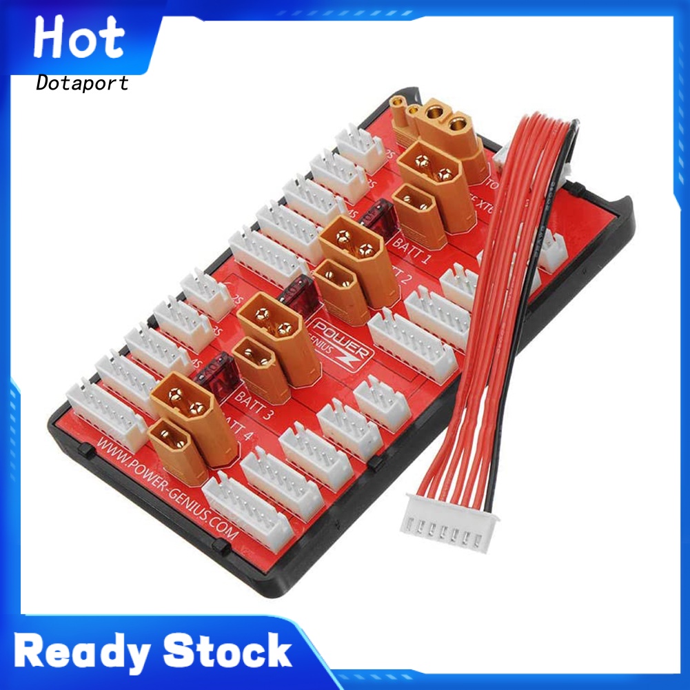 Bộ 4 Pin Song 2 Trong 1 XT60 XT30 2-6S