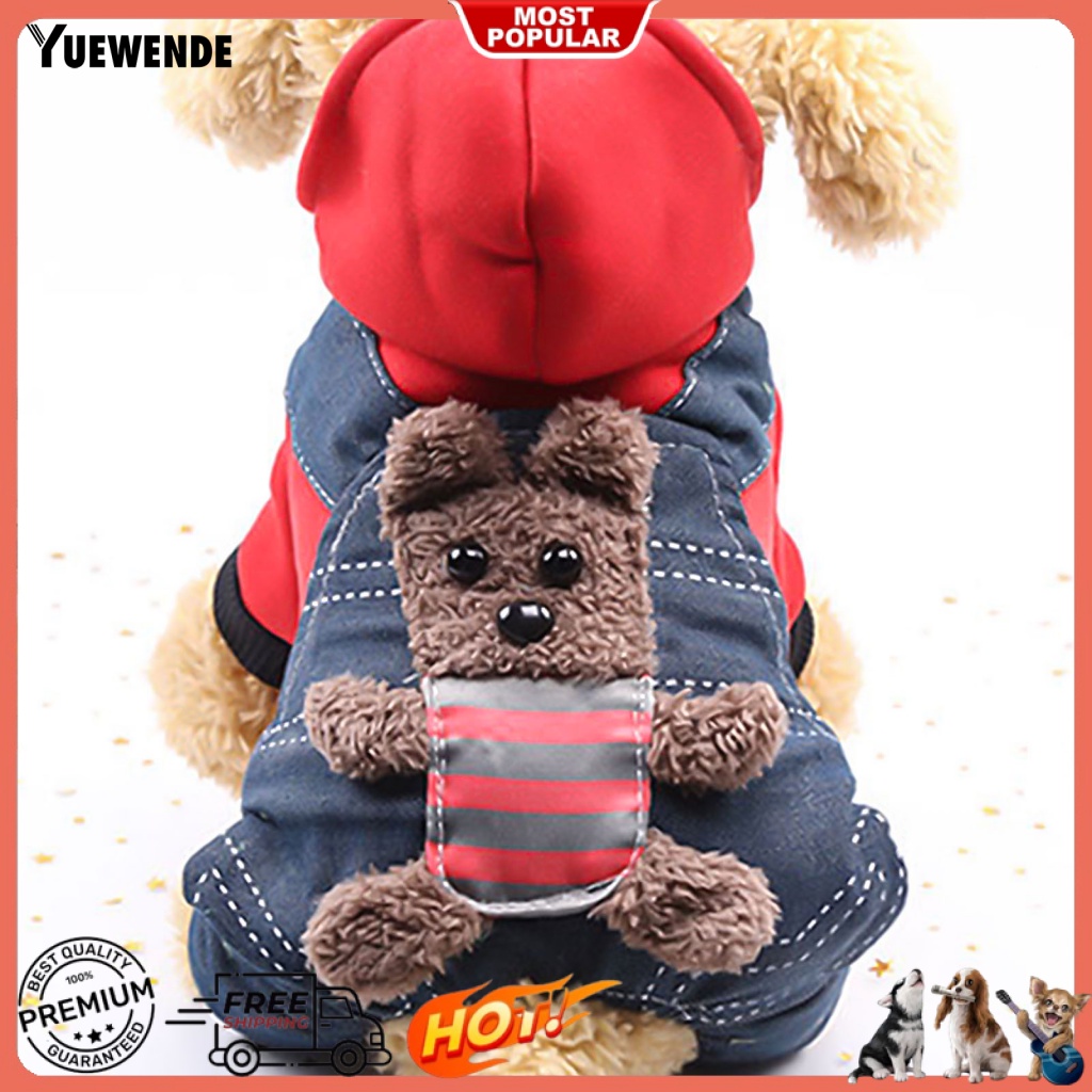 Áo Khoác Bốn Ống Giữ Ấm Cho Thú Cưng