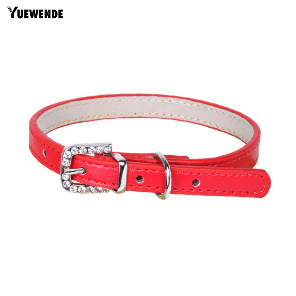 Vòng Cổ Giả Da Màu Trơn Dắt Thú Cưng Đi Dạo Màu Sắc