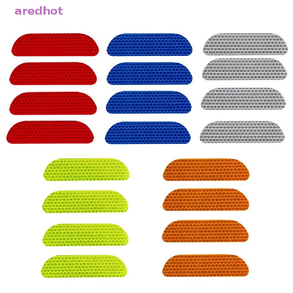 Bộ 4 Miếng Dán Phản Quang Cảnh Báo Nhắc Nhở Mở Cửa Chống Va Chạm An Toàn Mới