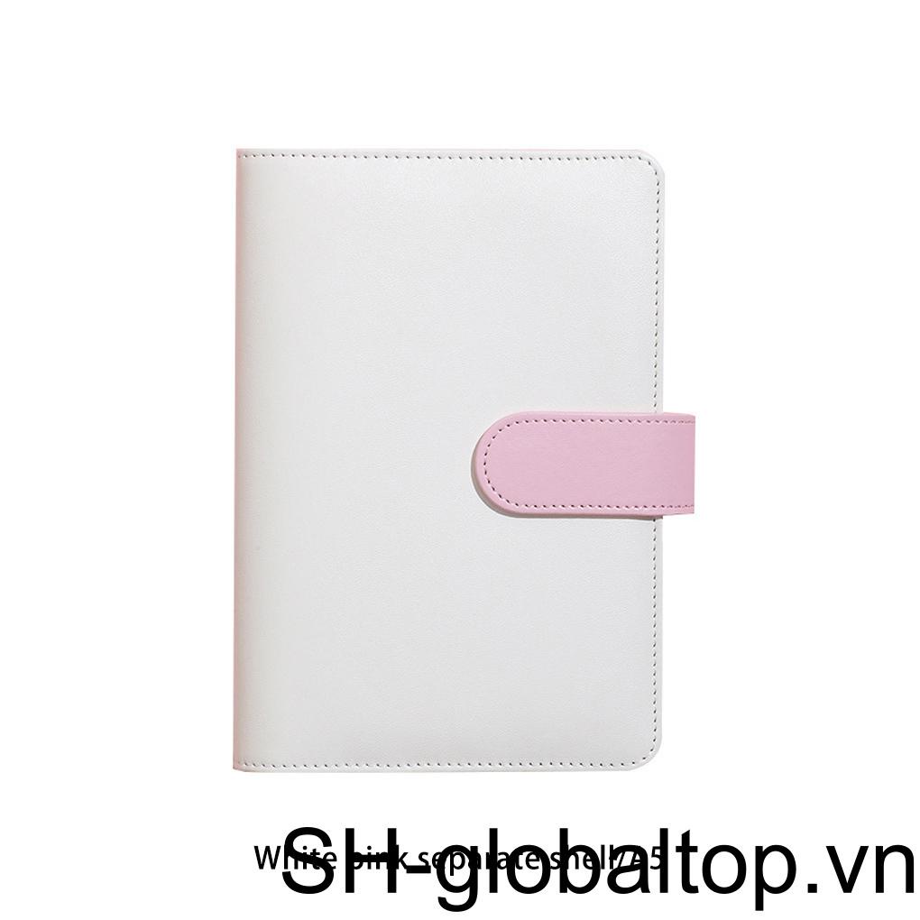 Sổ Tay Bìa Da PU Khổ A5 Có Thể Tháo Rời Tiện Dụng Cho Nhật Ký Tiết Kiệm Tiền