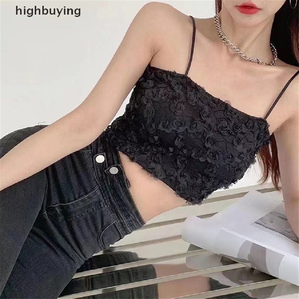 Áo Lửng Hai Dây Họa Tiết Hoa Thời Trang Quyến Rũ Cho Nữ