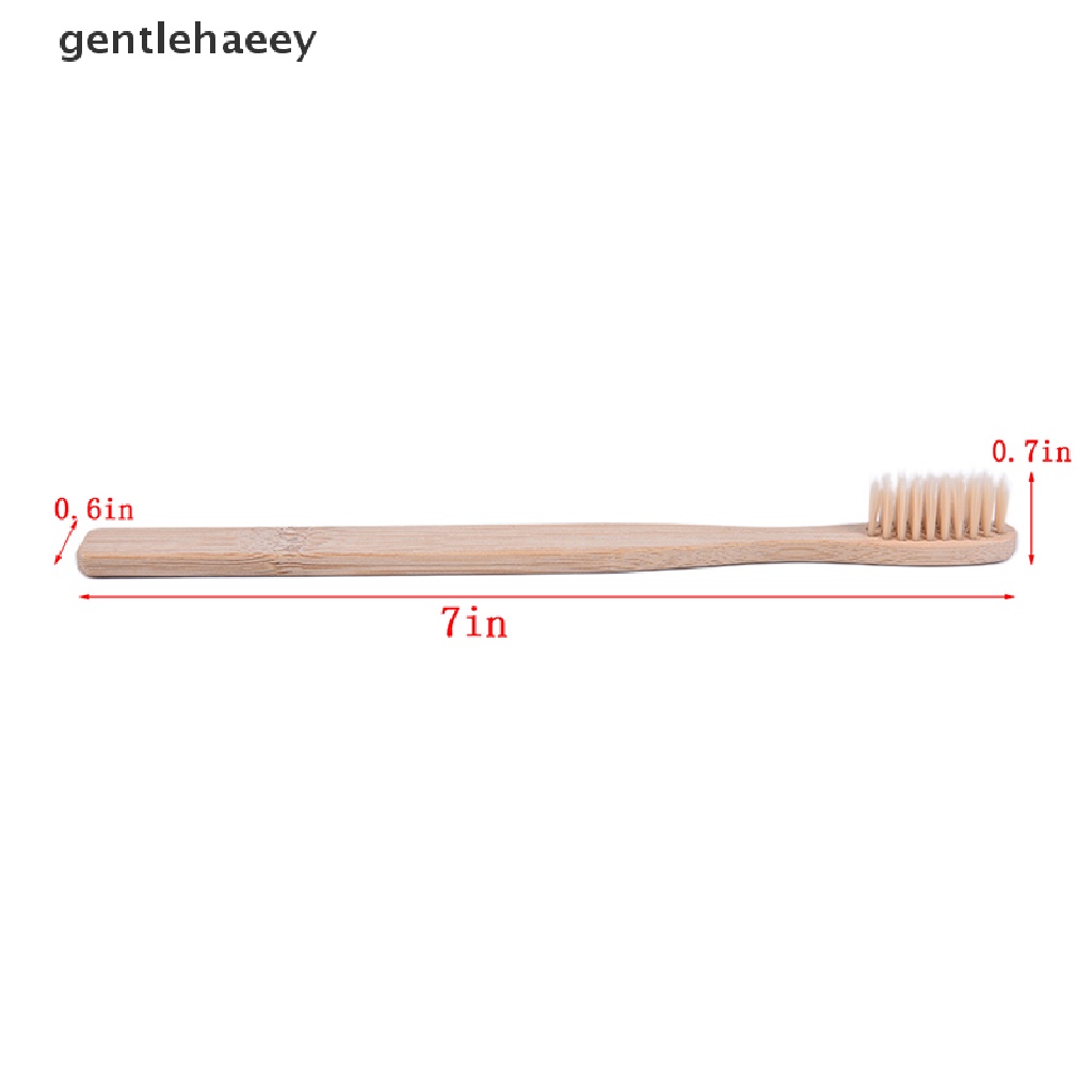 Set 10 Bàn Chải Đánh Răng Than Hoạt Tính Thân Thiện Với Môi Trường