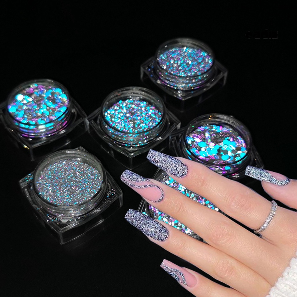 1 Hộp Bột Kim Tuyến Lấp Lánh Dùng Trang Trí Móng Tay Nghệ Thuật