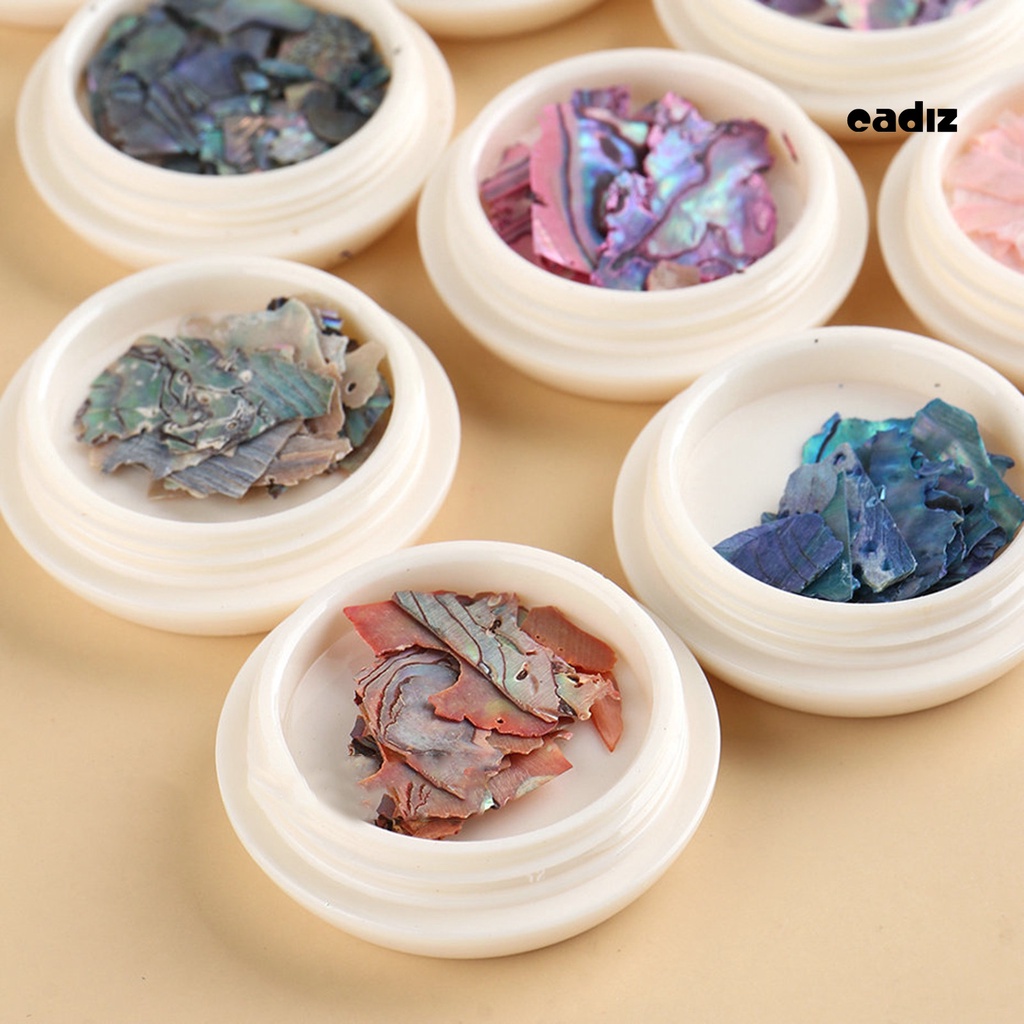 1 Hộp Kim Tuyến Lấp Lánh Hình Dạng Bất Đối Xứng 3D Trang Trí Móng Nghệ Thuật