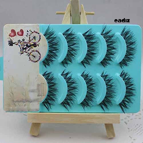 Set 5 Cặp Lông Mi Giả Mềm Mại Tự Nhiên Handmade Dành Cho Trang Điểm