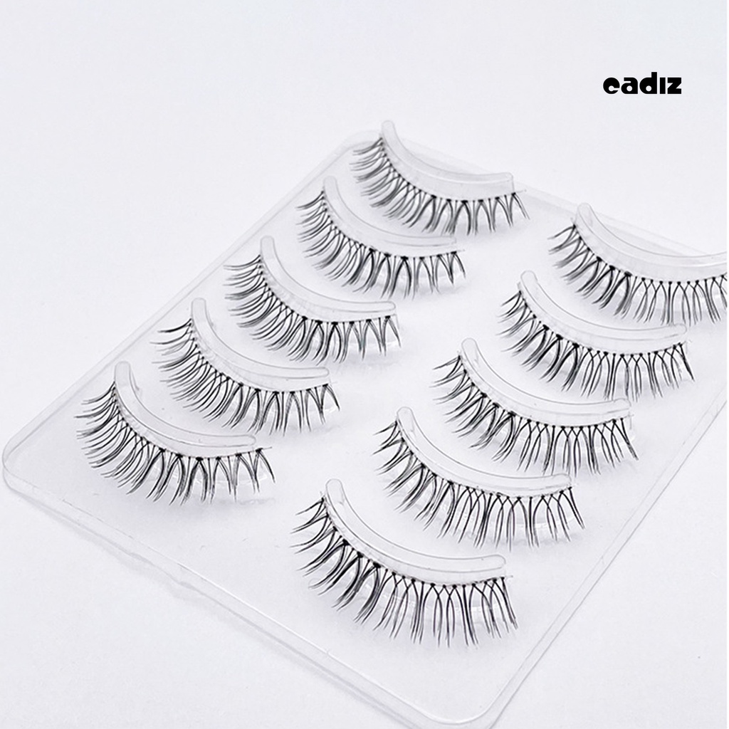 Hộp 5 Cặp Lông Mi Giả 3D Mềm Mại Thoải Mái Dễ Sử Dụng