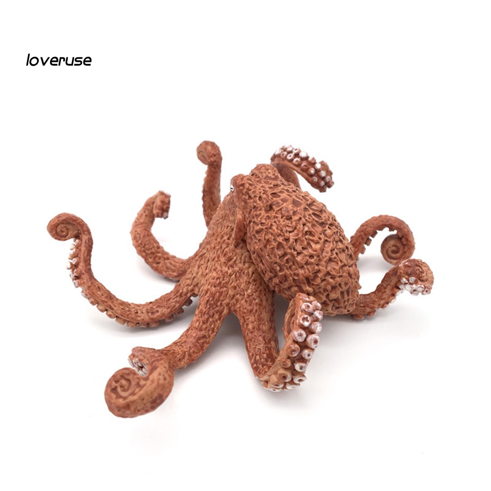 Đồ Chơi Mô Hình Bạch Tuộc / Biển Bằng PVC Độc Đáo Cho Bé