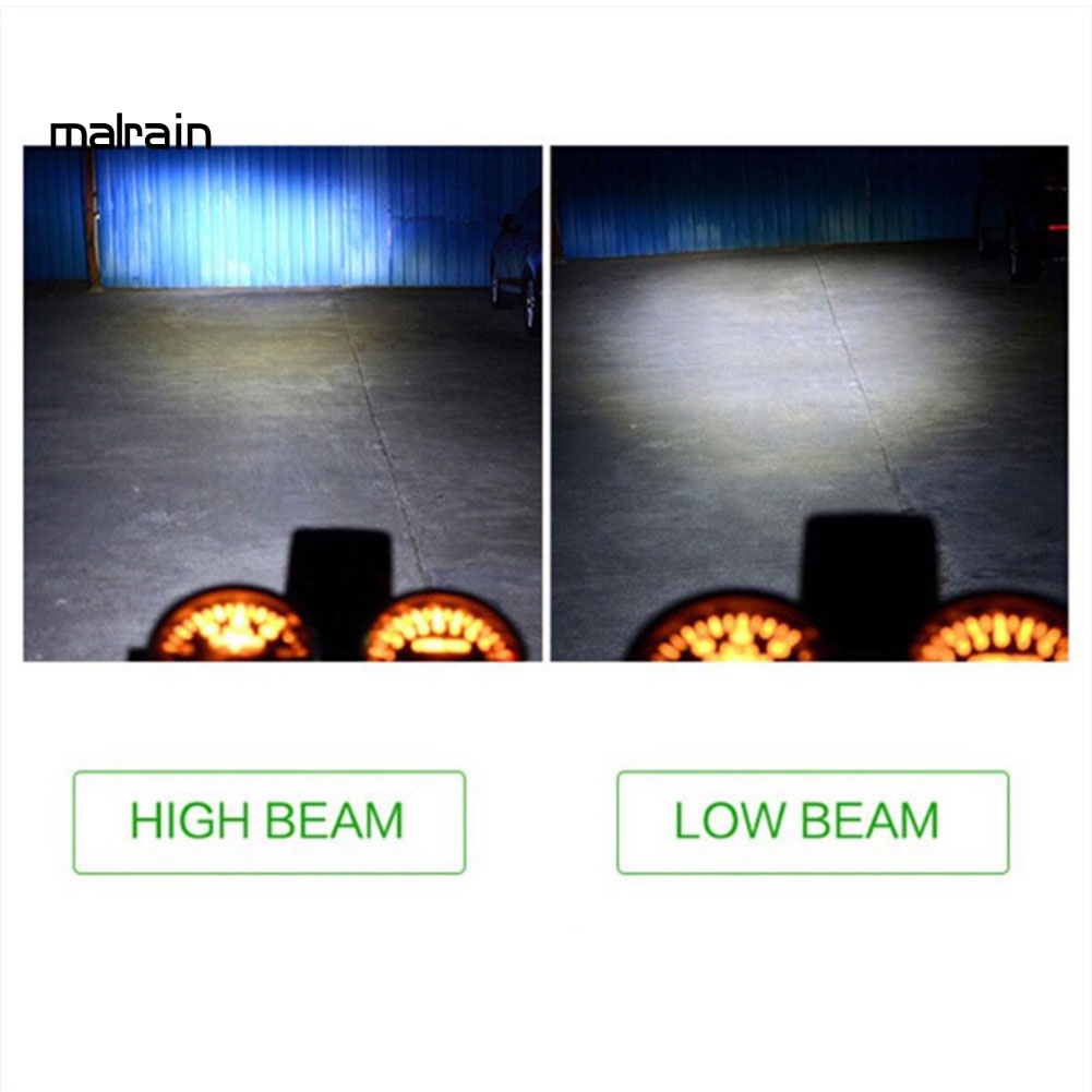 Đèn Pha Siêu Sáng H4 LED 3 COB 12V 6000K Dành Cho Xe Hơi Xe Máy