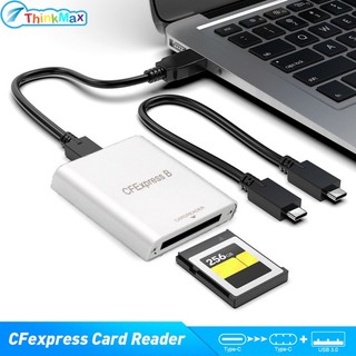 Thinkmax!!Đầu đọc thẻ nhớ Thinkmax!!Cfexpress Type B Usb3.1 Gen2 10Gbps 1DX3 LED