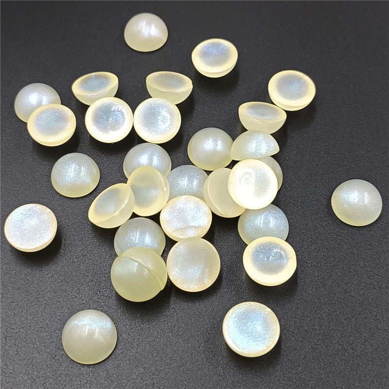 Set 30 Hạt Xỏ Lỗ Tròn 10mm / 12mm Màu Macaron Thời Trang